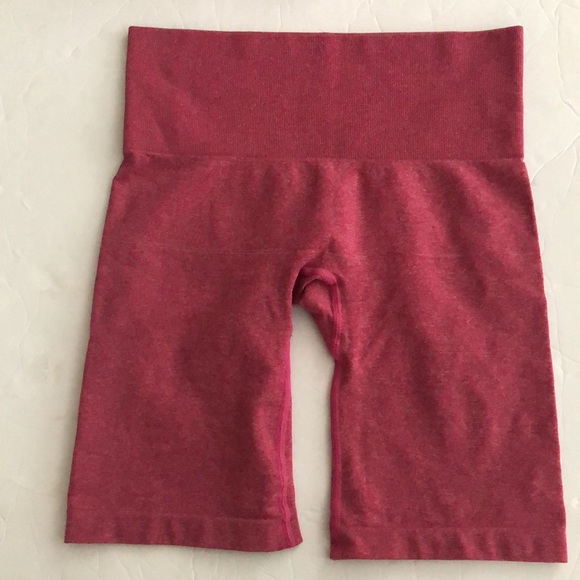 Women’s Shorts Yoga Athletic Unbranded SZ XS Bundle of 3 Pink Blue Rust like new - Picture 5 of 8